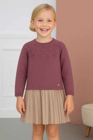 VESTIDO COMBINADO TRICOT